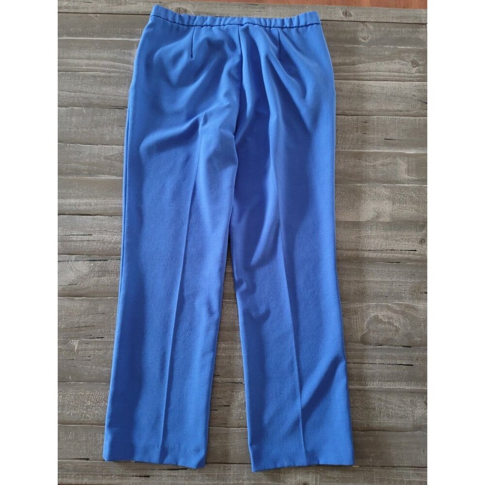 TanJay Women's Dress Pants Blue Size 10 Elastic Waistband High Rise - Picture 6 of 6
